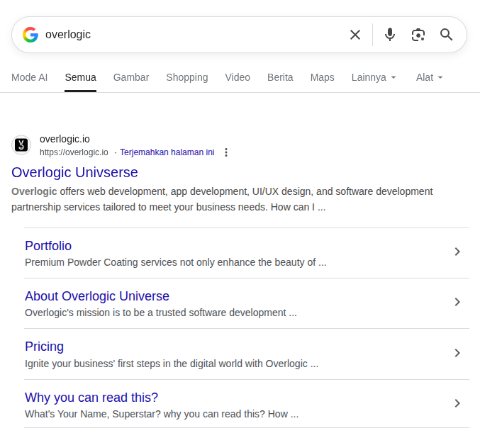 Search Engine Optimalization